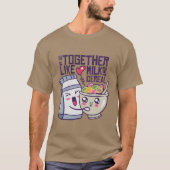 Kawaii Ontbijt| We gaan samen T-shirt (Voorkant)