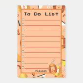 Kawaii Oranje Tamagotchi Post-it® Notes (Voorkant)