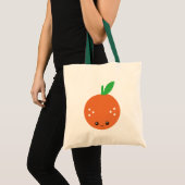 Kawaii Oranje Tote Bag (Voorkant (product))
