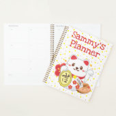 Kawaii Oriëntaalse Gelukskat & Fortune Cookie Planner (Display)