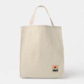 KAWAII Origami Creatures & Katakana Typography Tote Bag (Achterkant)