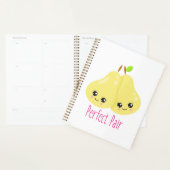 Kawaii Paar Peren Perfect Paar Grappige Woordspeli Planner (Display)