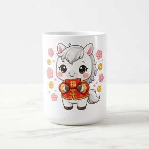Kawaii Paard Chinees Nieuwjaar Koffiemok