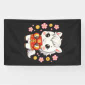 Kawaii Paard Chinees Nieuwjaar Spandoek (Horizontaal)