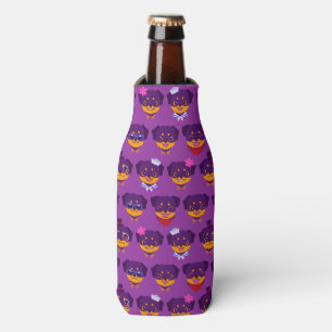 Kawaii Paars Rottweiler Puppy Pattern Flesjeskoeler