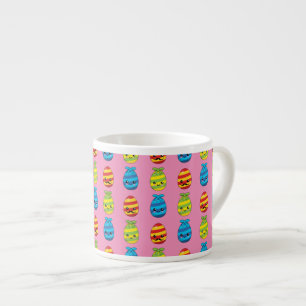 Kawaii Paaseieren met ribbons Espresso Kop