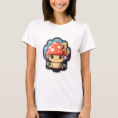 Kawaii paddenstoel schattig grafisch t-shirt (Voorkant)