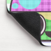 KAWAII PADDENSTOEL STROOK GINGHAM PATCHWORK RUITJE MUISMAT (Hoek)