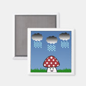 Kawaii Paddenstoelenmagneet Magneet (Voorkant / Achterkant)