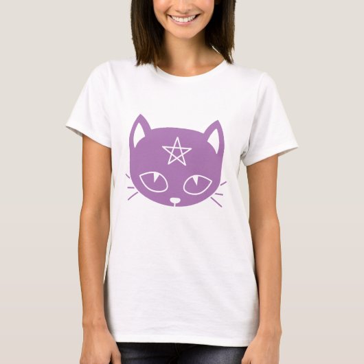 Kawaii Pagan Cat T-Shirt (Voorkant)