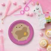 Kawaii Pancake Papieren Bordje (Feest)