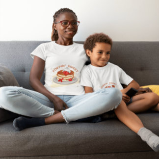 Kawaii Pancake Stack T-shirt – Funny Brunch T-shir