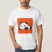 Kawaii panda 2 kleuren t-shirt (Voorkant)