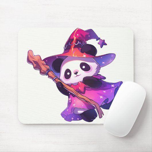 Kawaii Panda als magisch meisje Muismat (Met muis)