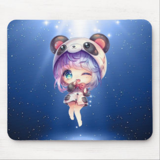 Kawaii Panda Anime Girl Muismat