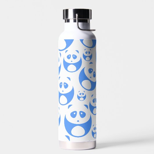 Kawaii Panda Baby Blue en White Pattern Wireless Waterfles (Links)