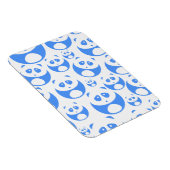 Kawaii Panda Baby Blue en WhitePattern Magneet (Rechterzijde)