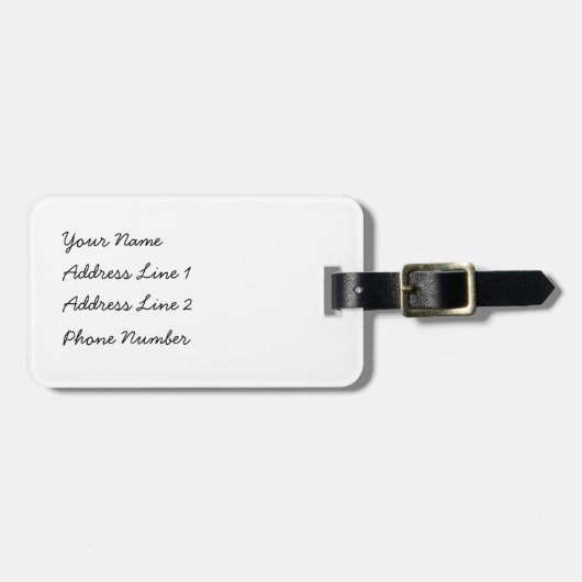 Kawaii panda bagagelabel (Voorkant horizontaal)