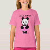 Kawaii Panda Ballet Dancer T-shirt (Voorkant)