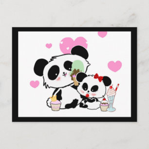 Kawaii Panda Beer Funny Cute Named Gifts Briefkaart