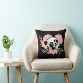 Kawaii Panda Beer Funny Cute Named Gifts Kussen (Stoel)