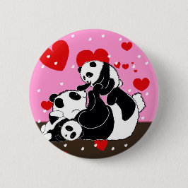 Kawaii Panda Beer Funny Cute Named Gifts Ronde Button 5,7 Cm