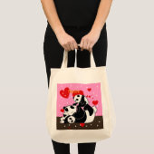 Kawaii Panda Beer Grappige Cute Naam Geschenken Tote Bag (Voorkant (product))