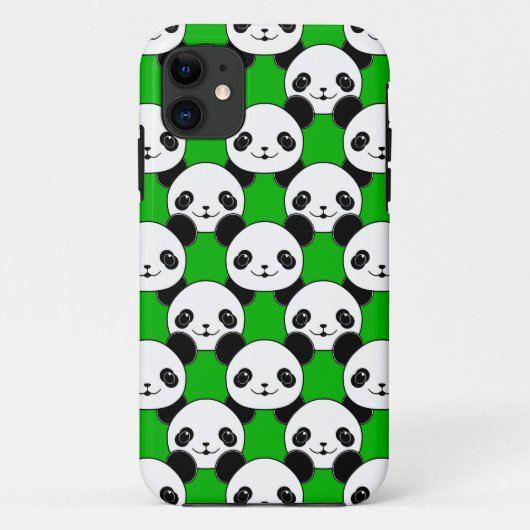 Kawaii Panda Beer Pattern Case-Mate iPhone Case (Achterkant)