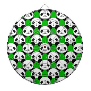 Kawaii Panda Beer Pattern Dartbord