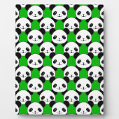 Kawaii Panda Beer Pattern Fotoplaat (Voorkant)