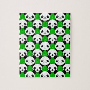 Kawaii Panda Beer Pattern Legpuzzel