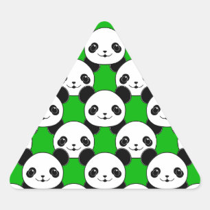 Kawaii Panda Beer Pattern Sticker