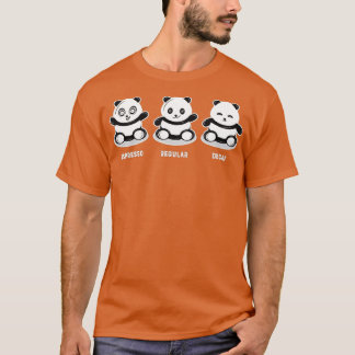 Kawaii Panda Beren Funny Coffee Espresso Regular T-shirt