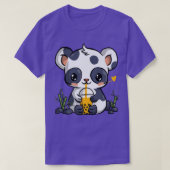 Kawaii Panda Boba Bubble Tea Drinker Anime Gift Gi T-shirt (Design voorkant)