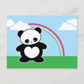 Kawaii panda briefkaart (Voorkant)