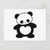 Kawaii panda briefkaart (Voorkant)