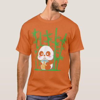 Kawaii Panda Bubble Tea Boba T-shirt