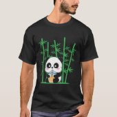 Kawaii Panda Bubble Tea Boba Tea Panda T-shirt (Voorkant)
