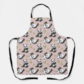Kawaii Panda Cartoon Animal Pattern Cute Summer Schort (Voorkant)