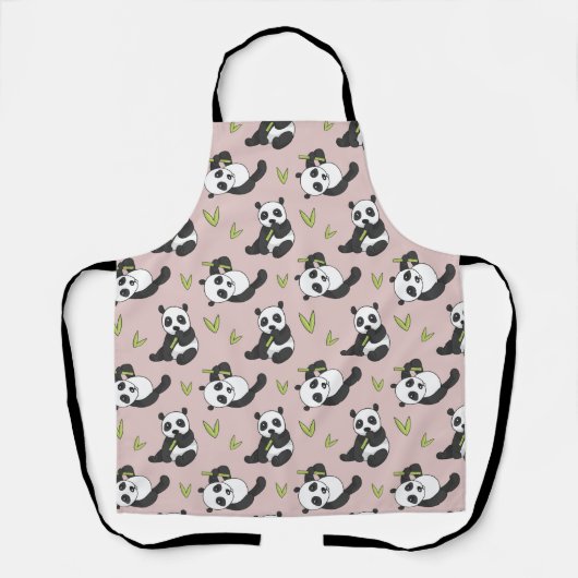 Kawaii Panda Cartoon Animal Pattern Cute Summer Schort (Voorkant)