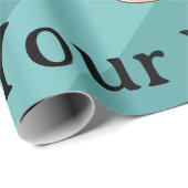 Kawaii Panda Coffee Gift Wrap Paper Cadeaupapier (Rol Hoek)