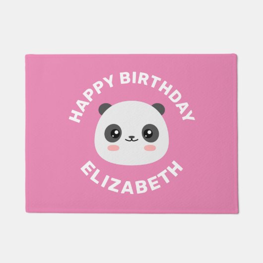 Kawaii Panda Deurmat (Voorkant)