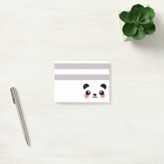 Kawaii Panda Face Post-it® Notes (Kantoor)