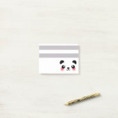 Kawaii Panda Face Post-it® Notes (Op bureau)