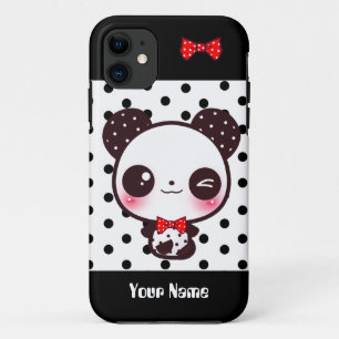 Kawaii Panda - Gepersonaliseerd Case-Mate iPhone Case