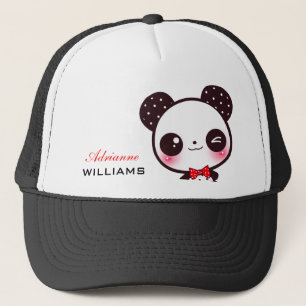 Kawaii Panda - Gepersonaliseerd Trucker Pet