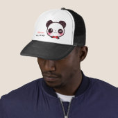 Kawaii Panda - Gepersonaliseerd Trucker Pet (In situ)