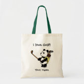 Kawaii Panda Golfer Tote Bag (Voorkant)
