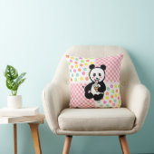 Kawaii Panda Ice Cream Cartoon Patchwork Kussen (Stoel)