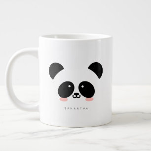 Kawaii Panda Jouw namen toevoegen Grote Koffiekop